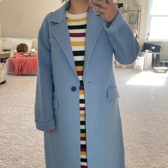 Make wool long coat. S-M - Picture 14 of 16